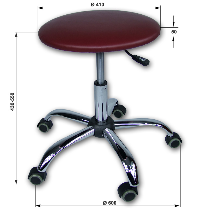 Taboret obrotowy